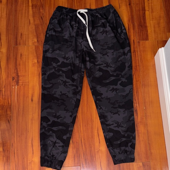 Cove Gray and Black Jogger Pants